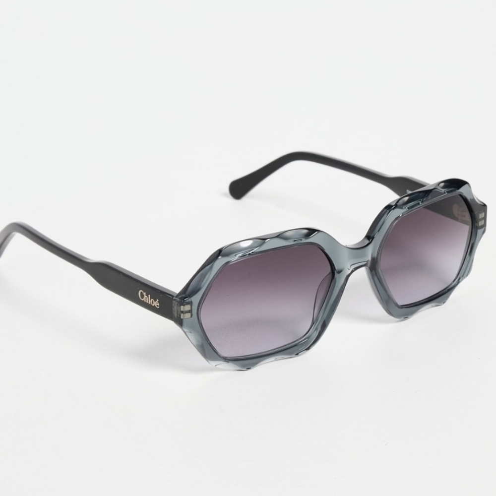 CHLOE Scalloped Acetate Sunglasses/ BNWT